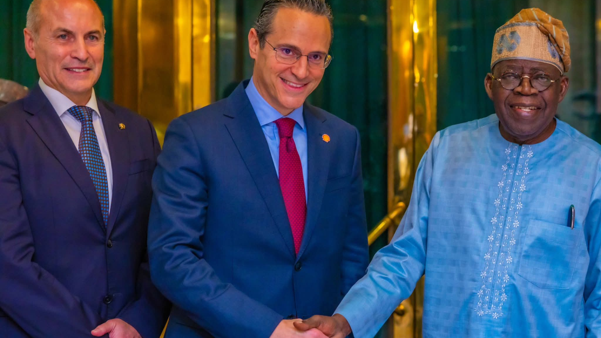 Shell CEO Wael Sawan meets President Tinubu to discuss a $20 billion Nigerian offshore investment.