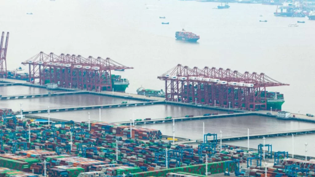 China’s daily economic pulse features massive port throughput, robotics innovation, and vibrant, open global trade.