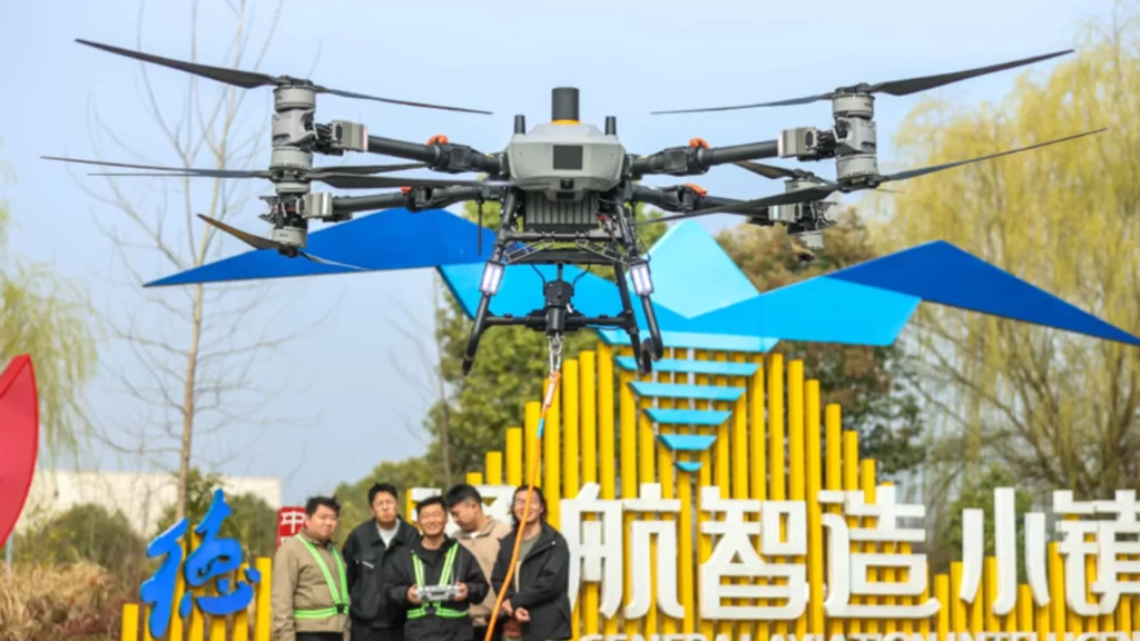 Innovative professionals utilizing drones, AI, and robotics to transform industries and modern employment landscapes.