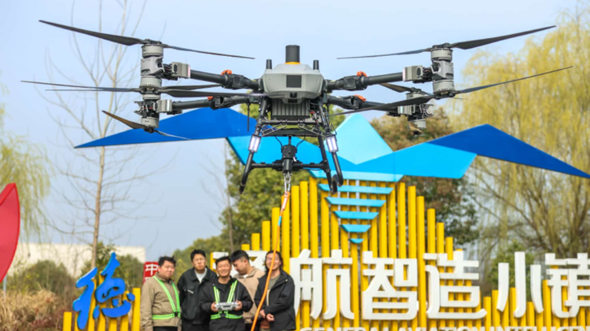 Innovative professionals utilizing drones, AI, and robotics to transform industries and modern employment landscapes.