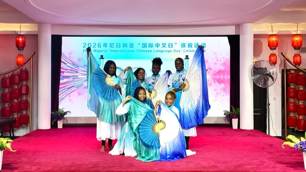 Chinese and Nigerian performers celebrate International Chinese Language Day 2026, fostering cultural harmony and partnership.