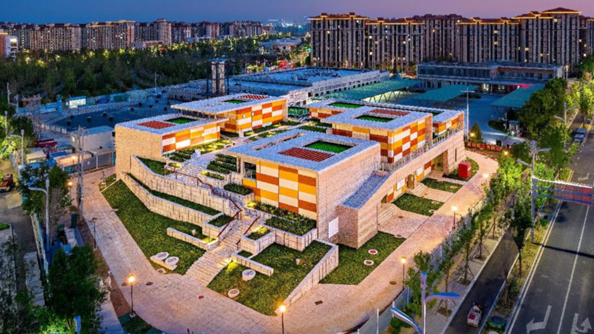 The Central Green Valley forms a lush ecological artery, integrating urban clusters with sprawling forests.