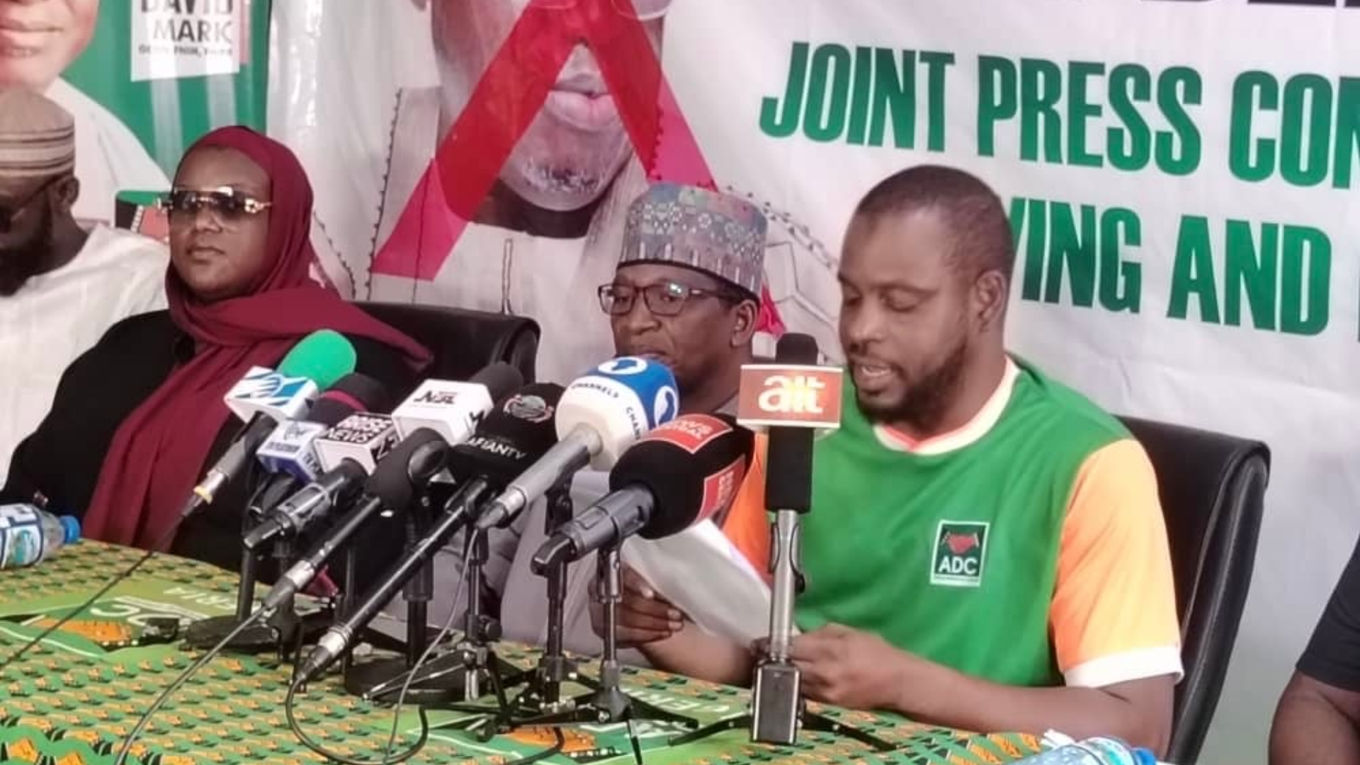 ADC National Youth Leader Balarabe Rufa'i demanding INEC restore David Mark’s party leadership.