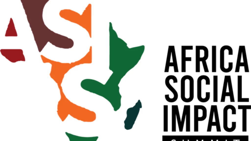 Africa Social Impact Summit logo featuring a colorful African map with the acronym ASIS.