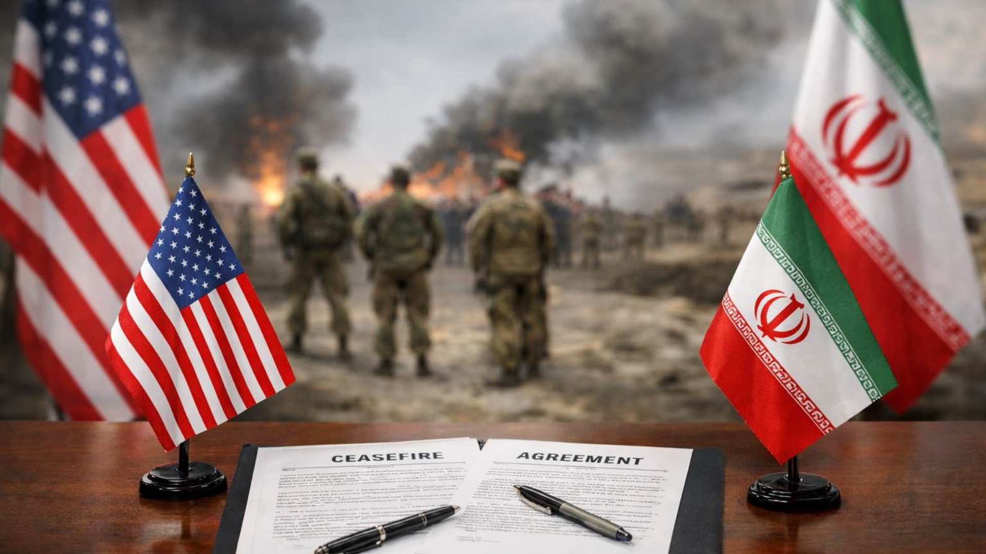 US and Iran announce a two-week ceasefire and reopening of the Strait of Hormuz.