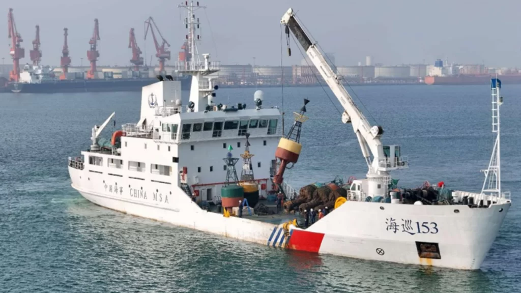 Integrated maritime safety system utilizing advanced technology to protect global shipping routes.