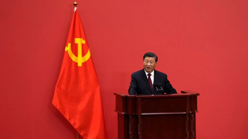 President Xi Jinping announcing China’s zero-tariff policy to boost African trade and market access.