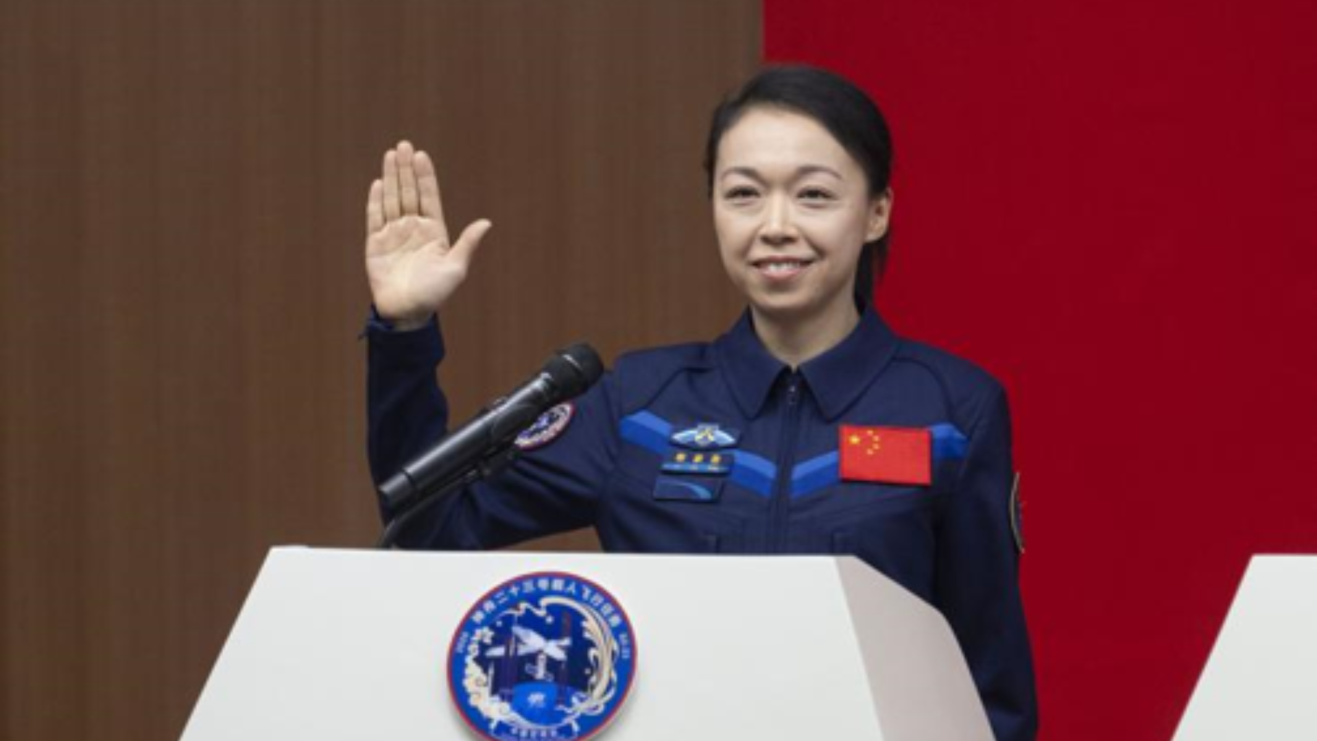 Hong Kong astronaut Lai Ka-ying speaks proudly before China’s historic Shenzhou-23 space mission launch.