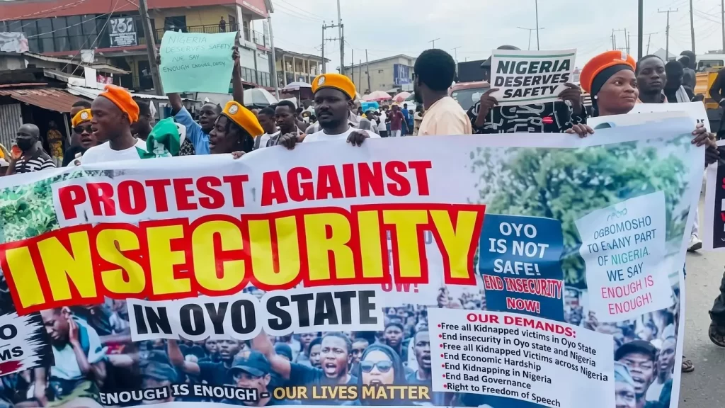 Ibadan Protesters Demand Release of Abducted Pupils as Security Forces Record Gains in Kogi, Adamawa