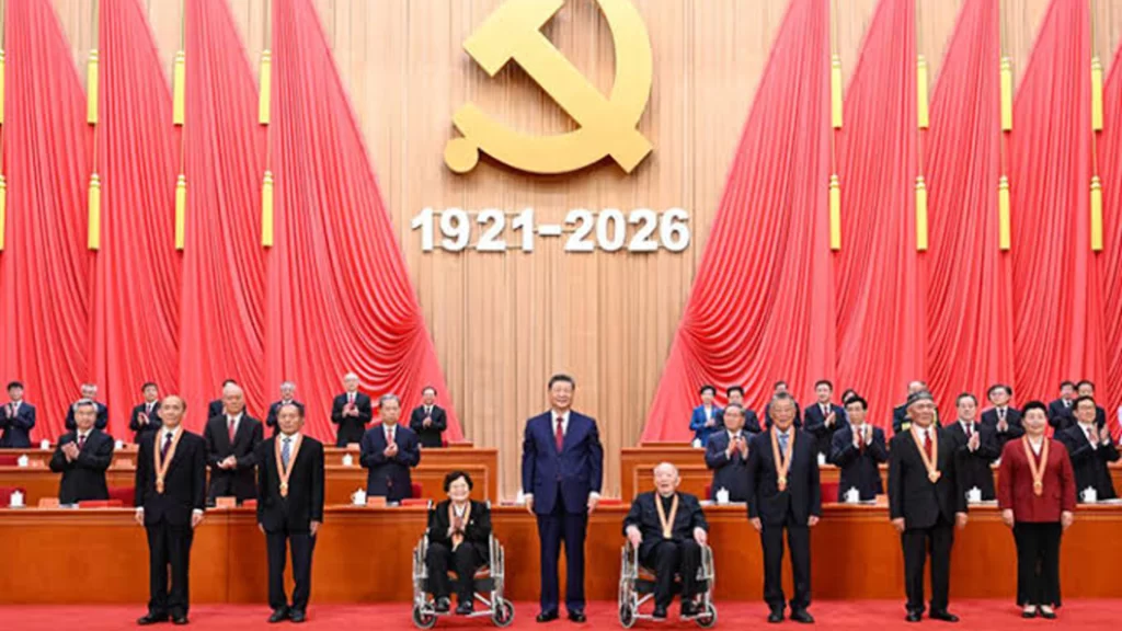 Xi Jinping addresses CPC anniversary ceremony highlighting modernization, governance and global cooperation.