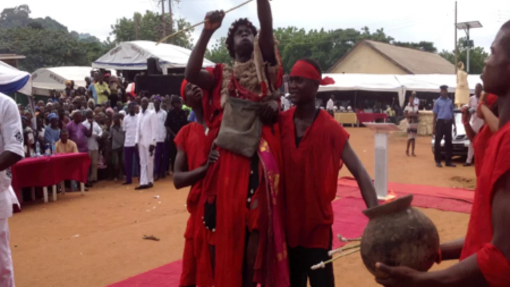 Colourful masquerades perform at Okota Festival, celebrating Akoko heritage, culture, tourism, and community unity.