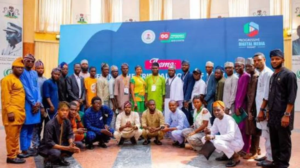 Kano Creative Summit poster highlighting Nigerian youth in film, performing, and visual arts.