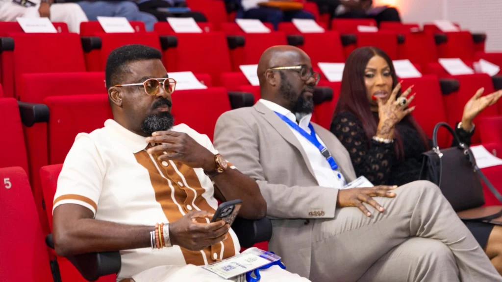 Attendees seated in an auditorium during the Nigerian International Film & TV Summit in Lagos.