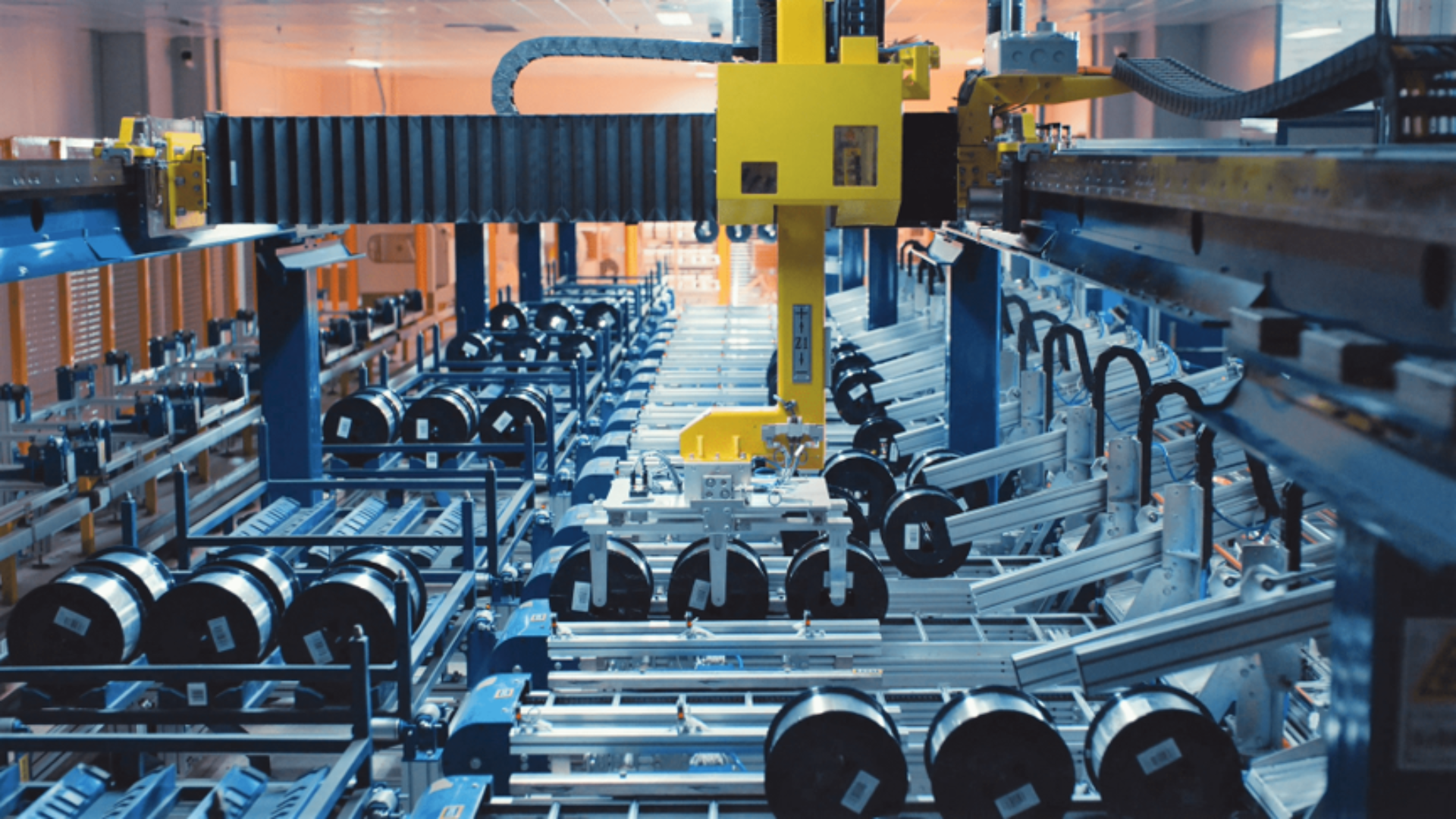 AI-powered optical fiber production line at YOFC’s smart factory in Wuhan, China.