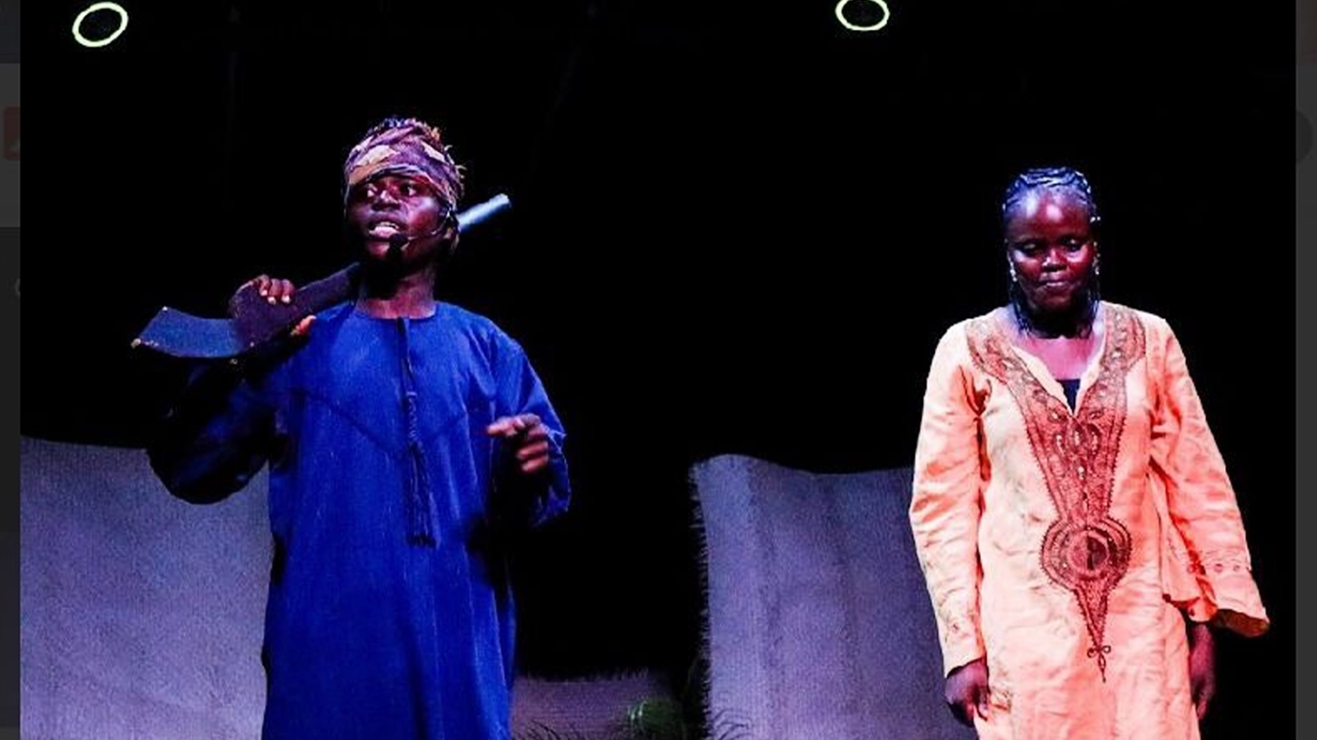 Cast performs LEAH, portraying Leah Sharibu's story through theatre, music and resilience.