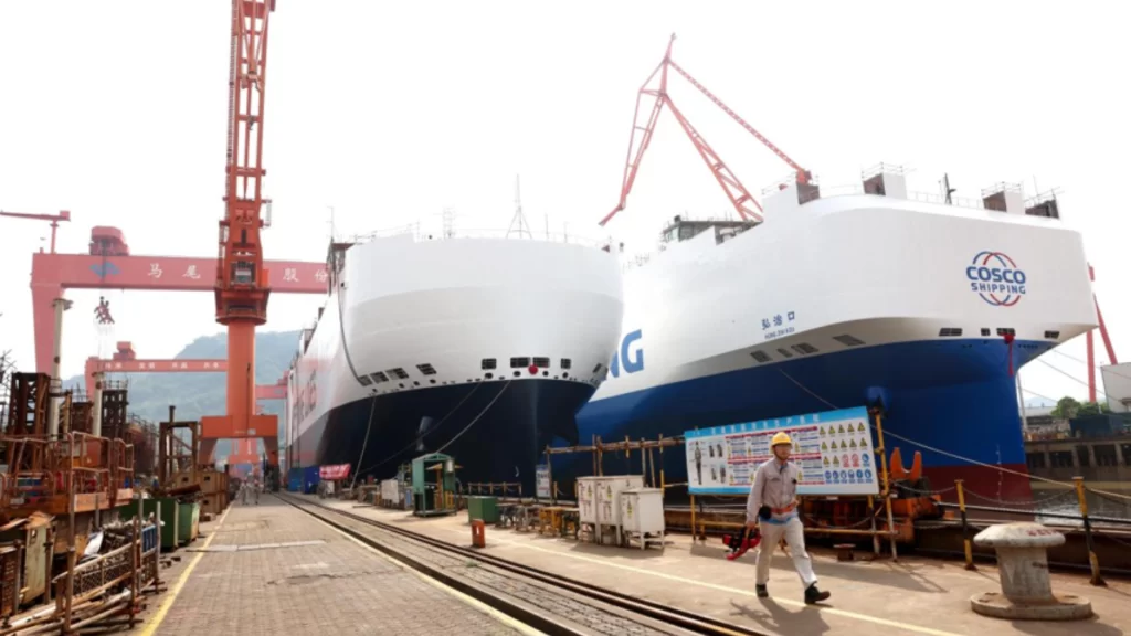 China’s shipbuilding industry leads globally with strong orders, advanced vessels, and green technological innovation.