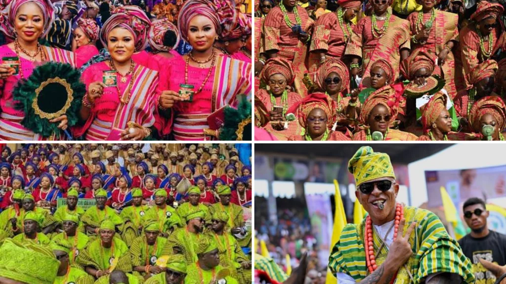 Image for the Ijebu Rewa Festival featuring Yoruba cultural performances and traditional games.